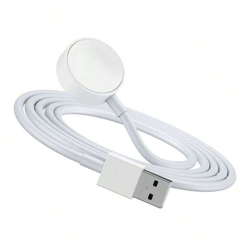 VELTEM Magnetic Charging Cable 3.5 A 0.4 m POLYMER FOR ULTRA SMARTWATCH(Compatible with SMARTWATCH, White, One Cable)