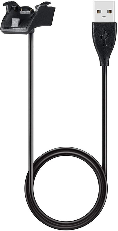 Epaal Magnetic Charging Cable 1 A 1 m Polyethylene USB Dock Charger(Compatible with Honor Band 6, Huawei Band 6, Honor Watch ES, Huawei 4X, Black, One Cable)