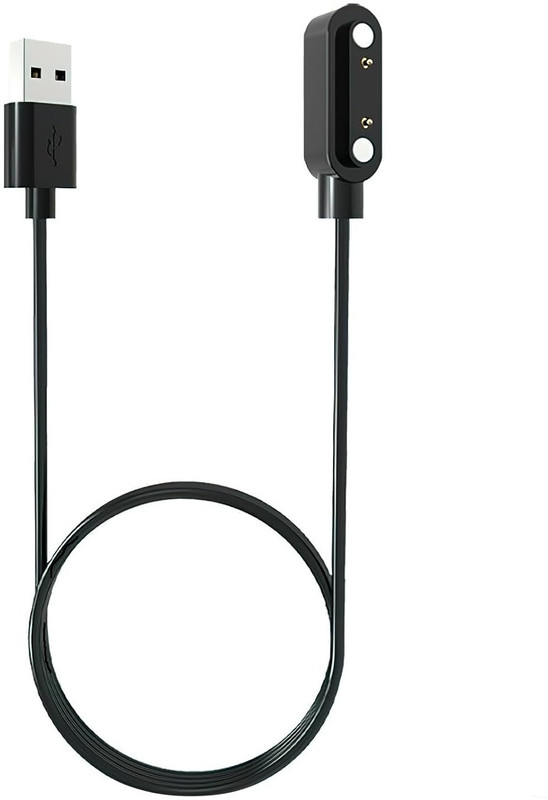 PazerPro Magnetic Charging Cable 0.6 m NoiseFit Crew Smartwatch(Compatible with Only Noise NoiseFit Crew Charger, Other Will Not Work, Black, One Cable)