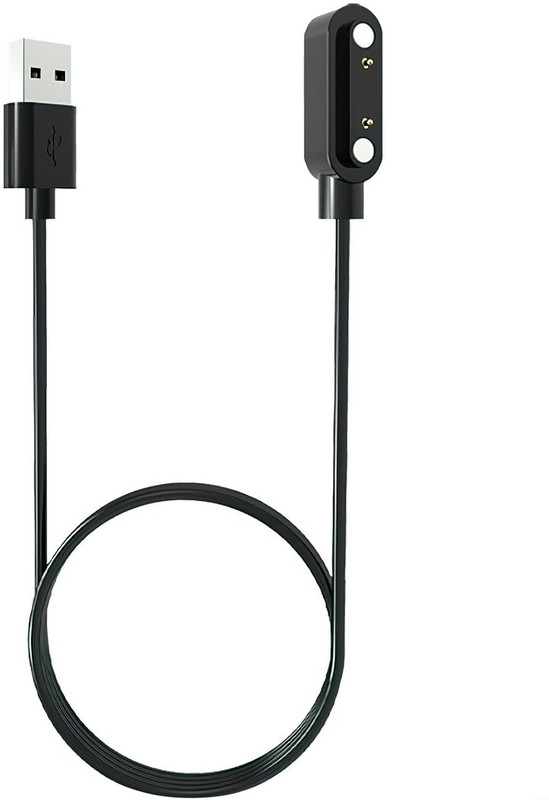 PazerPro Magnetic Charging Cable 0.6 m Noise Colorfit thrill Smartwatch Charging Cable(Compatible with Only Noise Colorfit Thrill, Black, One Cable)