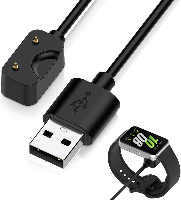 Verilux Magnetic Charging Cable 1 m Replacement Charger Cable for Galaxy Fit 3 SMR390 USB Cord(Compatible with Smart Watch, Black, One Cable)