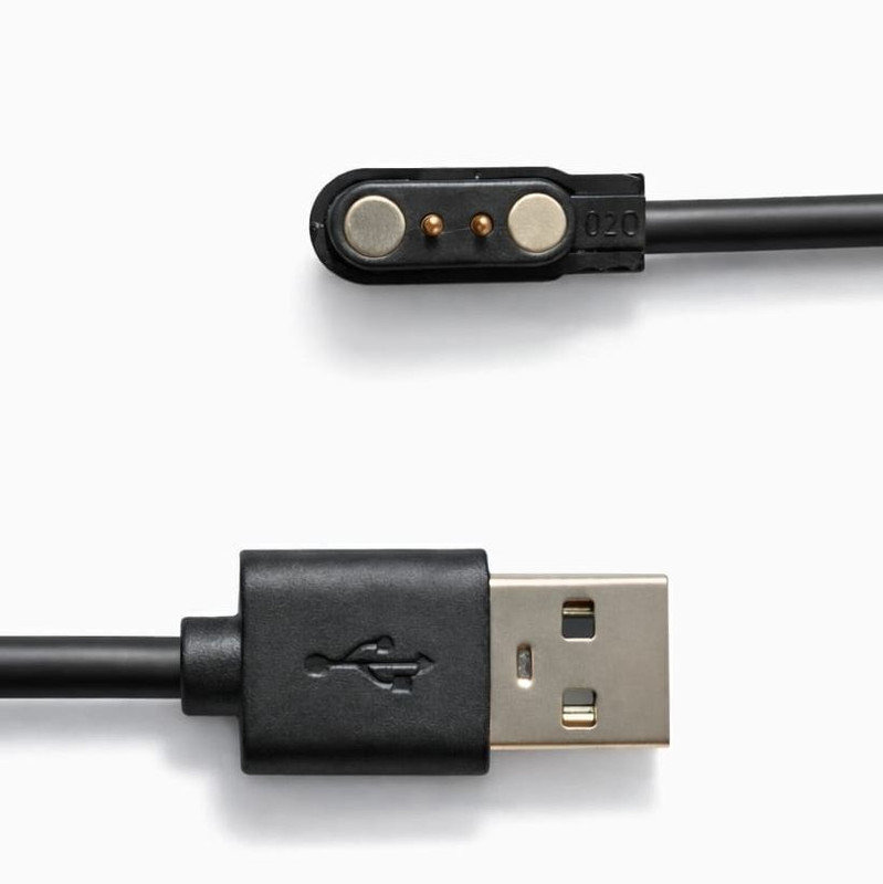HYCOT Magnetic Charging Cable 2 A 0.5 m SMARTWATCH CHARGING CABLE(Compatible with Noise ColorFit Series, boAt Wave Series, Black, One Cable)