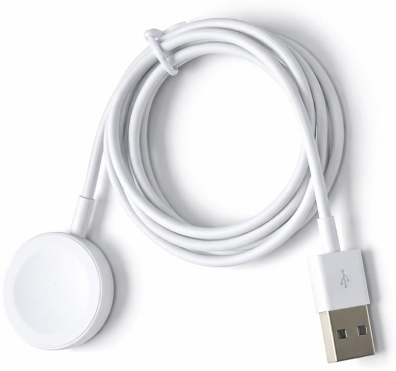 MORTAS Magnetic Charging Cable 1 m Pvc Smartwatch charger magnetic(Compatible with Apple Watch Series 2/3/ 4/5/6/7/8/SE/UItra
Fits All Sizes: 38mm 40mm 42mm 44mm, Whitefield Main, One Cable)