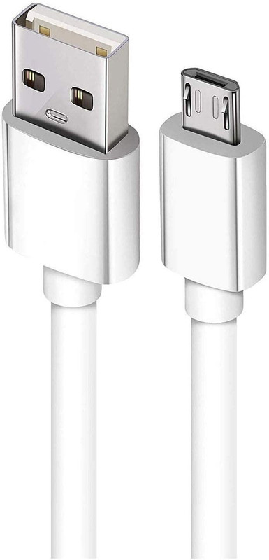 ChargingCable.in Micro USB Cable 2 A 1 m original 10W FAST CHARGING(Compatible with realme,oppo,narzo,vivo,samsung,motorola,mi,redmi,poco, White, One Cable)