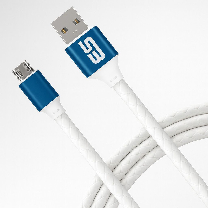 SB Micro USB Cable 1 m 2.4 Charge & data sync Cable, 480 MPBS Transfer speed, Fast charging 1M BLU619(Compatible with Mobile, Gaming console, Camera, Tablet, Smart Watch, ONLY SUPPORT MICRO USB DEVICE, Blue, One Cable)