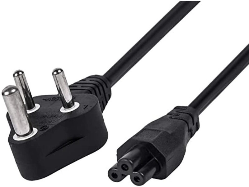 ALRITO Power Cord 1.5 m Power Cord for Laptop Charger Adapter Cable 3 pin Prong(Compatible with Laptops, Game Players, Cameras, Printers, AC Power Adapters, Black, One Cable)