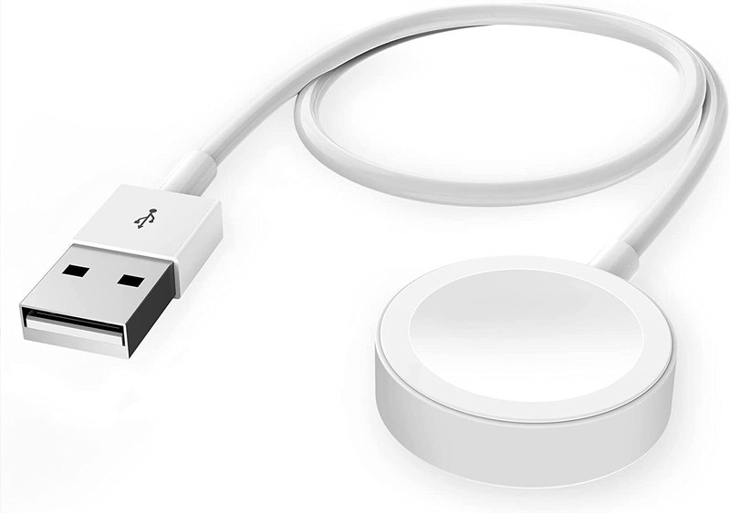HexaGear Power Cord 0.5 m Original Smart Watch Wireless Charger(Compatible with D7 PRO, K16 ,K17, K19, HW56 PLUS, DT NO 1 PRO MAX, DT SMARTWATCH, White, One Cable)