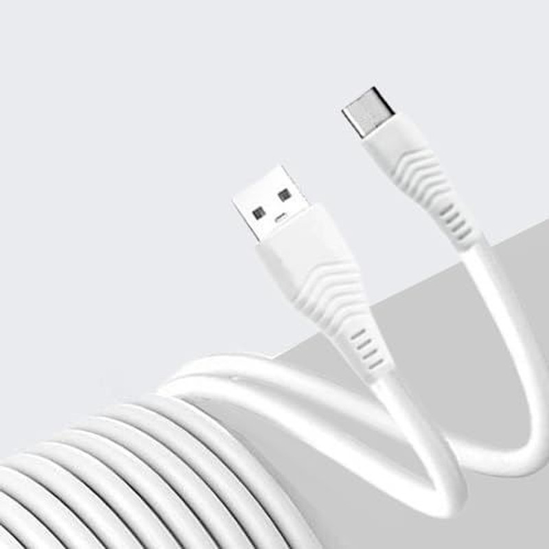eZell Type C 3 m EZ932 - 3 MeterCable(Compatible with Mobilephones, Tablets, gadgets Etc, White, One Cable)