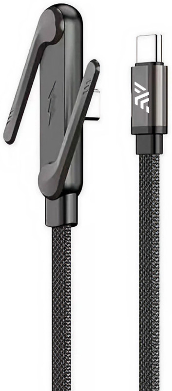 Necesories Type C 5 A 1.5 m Nylon Braided Type-C to C 240W Fast Charging Cable,1.5M Long Nylon Braided Flat Unbreakable(Compatible with Smartphones, Tablets, Gaming Consoles, type-C Devices, etc, Black, One Cable)