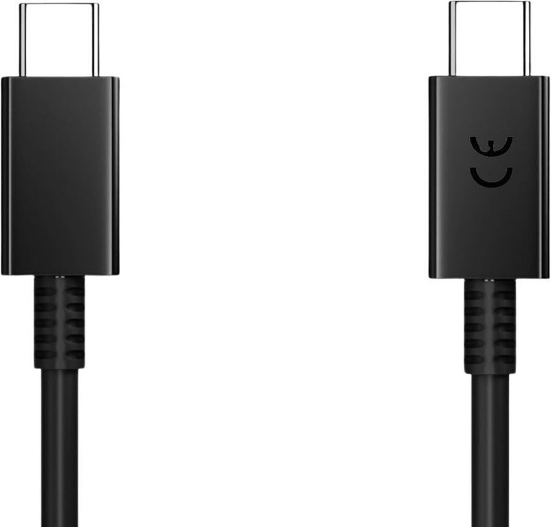 charhunt Type C 3 A 1 m High-Purity Copper Core – Ensures efficient power transmission. Type-C to Type-C Fast Charger Cable | 68W Turbo Charging Support | 1m Length(Compatible with Compatible with Motorola phones, tablets, and all Type-C devices, Black, One Cable)