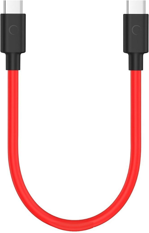 twance Type C 3.1 A 1 m PVC TC20R PVC(Compatible with Smartphones, Laptops, Tablets, Any other device with Type C port, Red, One Cable)
