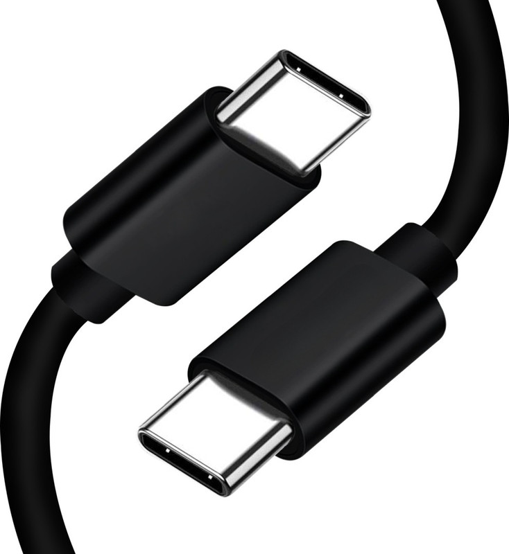 MAK USB Type C Cable 2 A 1 m 25W Super Fast Charging PD Type C to Type C Cable(Compatible with Samsung Galaxy S21 Ultra, S20 S10 lite, Note 20 Note10 & Other Devices, Black, One Cable)