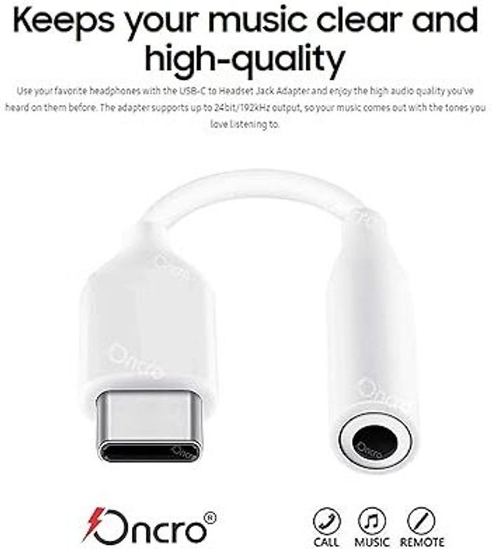ONCRO v1.0 Car Bluetooth Device with 3.5mm Connector(White)