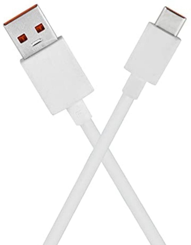 Infinix USB Type C Cable 2 A 1 m 4080(Compatible with Smart Phones, Data Transfer, Infinix Mobiles, Android Smart Phones, Infinix, 18 Watt Cable, White, One Cable)
