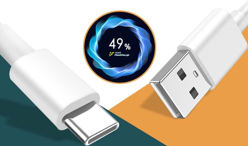BKN USB Type C Cable 6 A 1.2 m QUALITY CHECKED VIVO 80W / 6 AMPERE FLASH CHARGING 1.2 METER FAST CHARGING DATA CABLE FOR VIVO VIVO iQOO VIVO iQOO VIVO 80W, Vivo V21e / V21 5G / V21e / V25 Pro / V25 Pro (Compatible with X60 5G / X50 Pro / T1 / T1 5G / T1x / V23 5G / V23e / V23 Pro / V21e / V21 5G / v