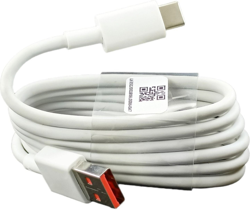 CABTRONICS USB Type C Cable 6 A 1 m Braided Copper 33W/67W Turbo Charger Cable | 4A Fast Charging | Durable Tangle-Free Design (1 Meter)(Compatible with oppo,realme,narzo,oneplus,vivo,iqoo,samsung,motorola,mi,redmi,poco, White, One Cable)