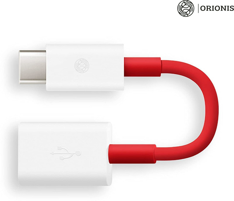 Orionis USB Type C Cable 0.15 m PVC USB Type C Cable 2 A 0.15 m Type C OTG Cable(Compatible with USB Type-C devices, Oneplus Nord, Pendrive, Keyboard, Mobile, Computers, Joystic, Red, One Cable)