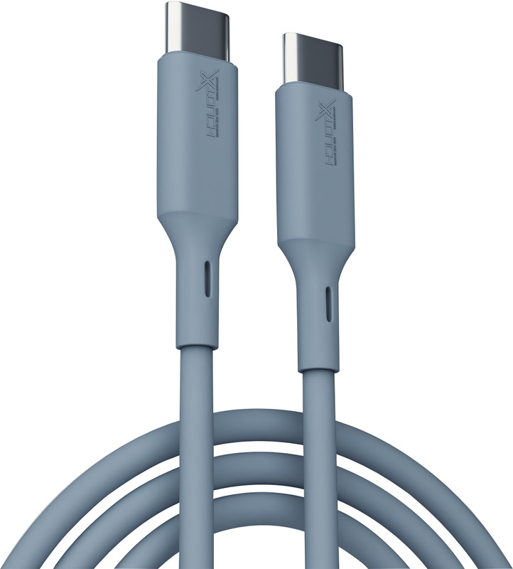 HOUSE OF COMMON USB Type C Cable 3.1 A 1.2 m XTOUCH USB Data Cable Type C Pin Mobile Phone Charger Cable (Compatible with All Devices , One Cable)(Compatible with Mobile, Neckband, Grey&White)