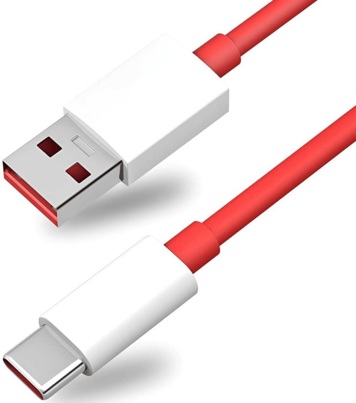 OnePlus USB Type C Cable 1 m supervooc/vooc/dart/WARP/DASH Charging Type C Charging Adapter Cable Compatible with cable 80w 65w 33w data cable-1(Compatible with ONEPLUS, Red)
