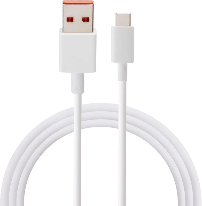 NYC Simplify Your Life USB Type C Cable 3 A 1 m Xiaomi Original 33W/3A Fast Charging SonicCharge 2.0 Cable white.(Compatible with Xiaomi SonicCharge 2.0 Cable, White, One Cable)
