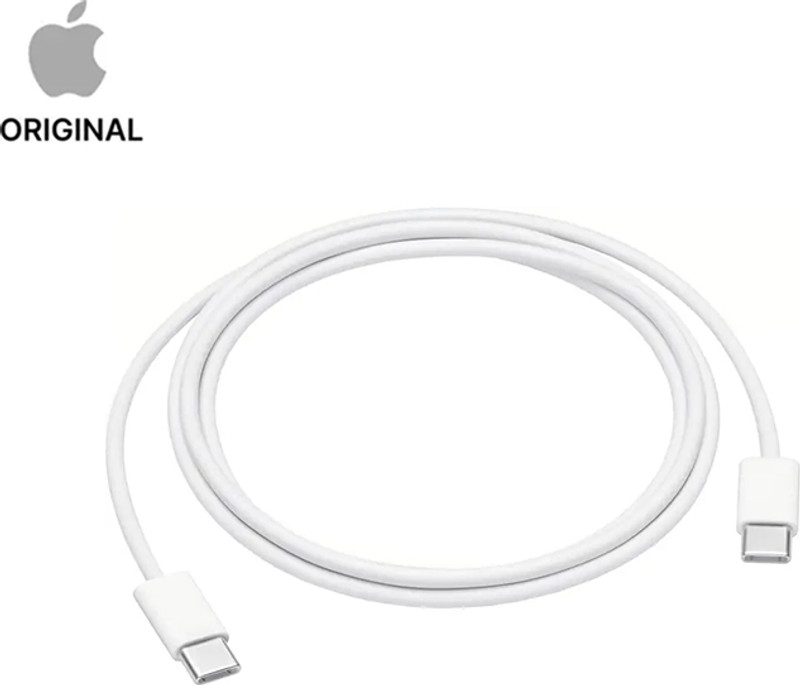 Apple Lightning Cable 1 m MUQ93ZM/A(Compatible with Mobile, Tablet, White)