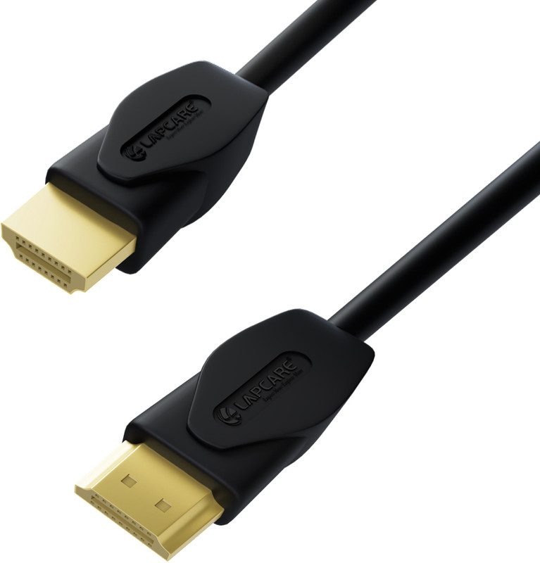 LAPCARE HDMI Cable 3 m LPCHDMI(Compatible with All Suitable Devices, Black)