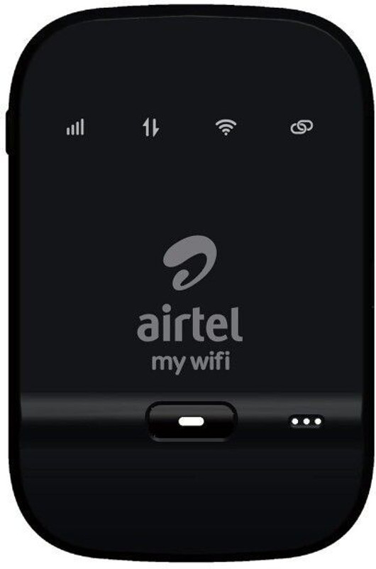 Airtel AMF311WW 4G WIFI HOTSPOT DATA CARD MODEM ROUTER PORTABLE DEVICE 150 Mbps Data Card ,Calls not Supported(Black)