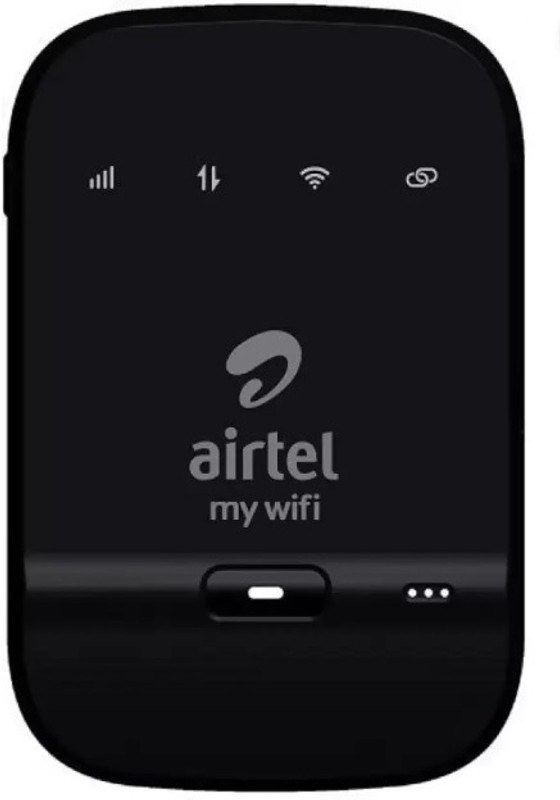 Airtel AMF311 version2.0-4G WiFi Hotspot(Single_Band, 2300mah Battery+Data Cable) 21 Mbps Data Card ,Calls not Supported(Black)