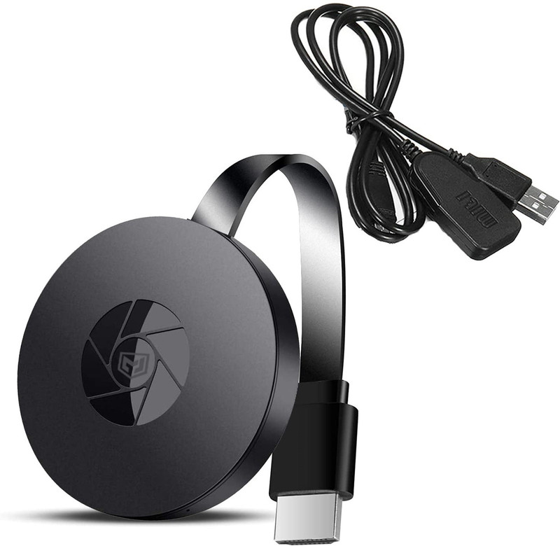 VELOGK Display Dongle for LED TV Screen Miracast, Android/iOS 300 Mbps Data Card ,Calls not Supported(Black)