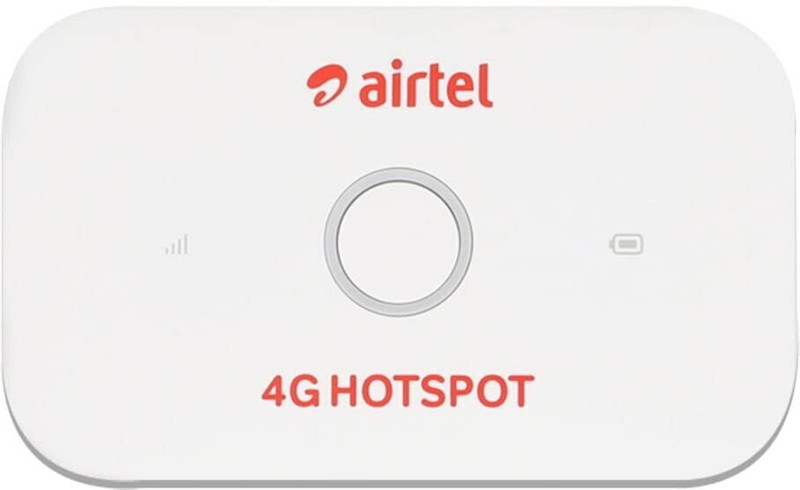 INNOVIX 4G WiFi Dongle Airtel SIM Portable Hotspot 2100mAh Battery Fast & Reliable 150 Mbps Data Card with Call Support(White)