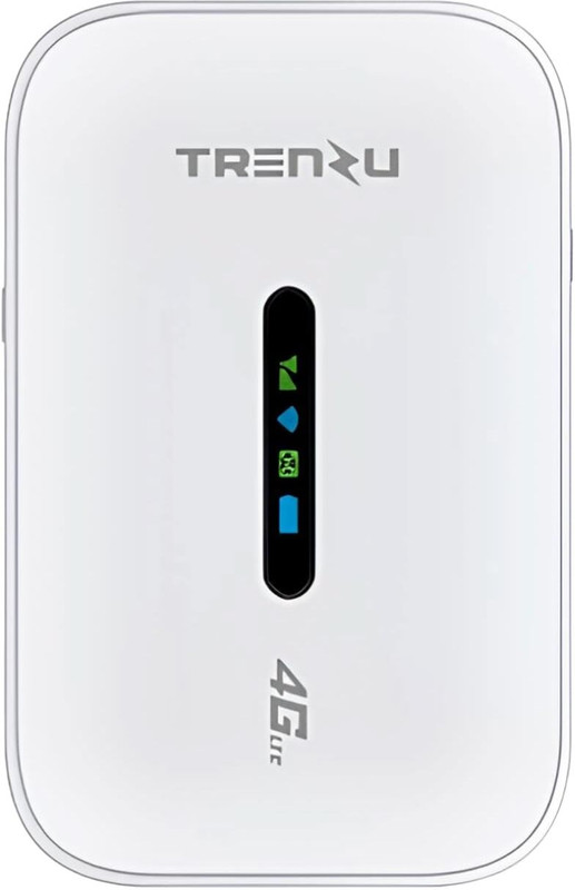 Trenzu 4G/5G LTE WiFi Dongle | WiFi Dongle for Travel| Universal SIM Support 300 Mbps Data Card ,Calls not Supported(Portable Pocket Hotspot Device with SIM Slot White Color)
