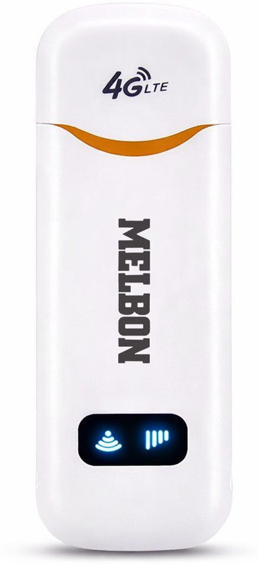 Melbon 4G LTE USB Dongle | SIM Supported | High Speed Internet for Laptop & PC 150 Mbps Data Card ,Calls not Supported(Black)