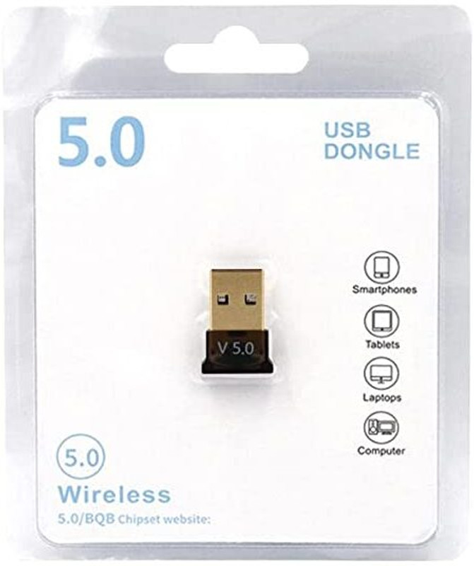 CLEGO Bluetooth USB Adapter BT Version 5.0 Office Connector Device 150 Mbps Data Card ,Calls not Supported(Black)
