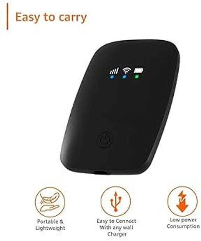 NERDSKULL 4G Wireless Dongle with Multi SIM Network Support 150 Mbps Data Card ,Calls not Supported(Black)