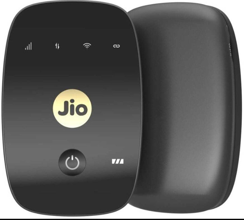 JioFi M2S WIRELESS 150 Mbps Data Card with Call Support(Black)