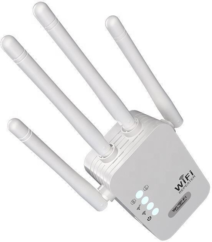 Melbon Signal Booster & Repeater With Dual Port Ethernet 300 Mbps Data Card ,Calls not Supported(White)