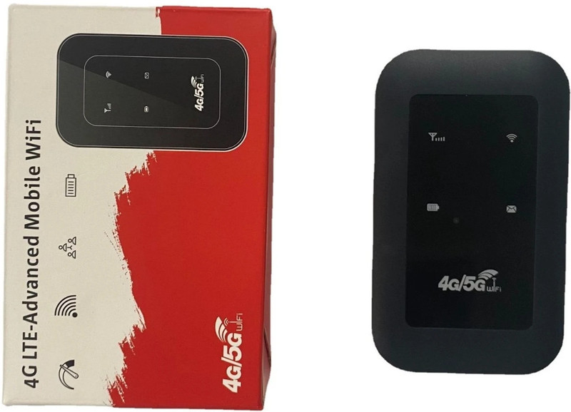 Flipkart SmartBuy 4G LTE Wireless Dongle | All SIM Support | 2100mAh Battery | 150 Mbps Data Card ,Calls not Supported(Black)