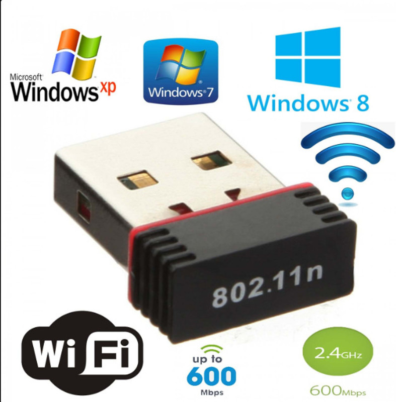 RingTel Wireless,2.4GHz,Wifi Connecter Wifi Dongle for Pc 150 Mbps Data Card ,Calls not Supported(Black)