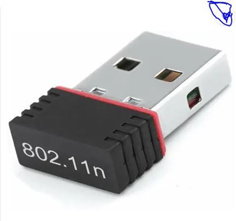 S K UNIQUE DESIGNING SK 0787, WiFi Dongle 300 Mbps 300 Mbps Data Card with Call Support(Black)