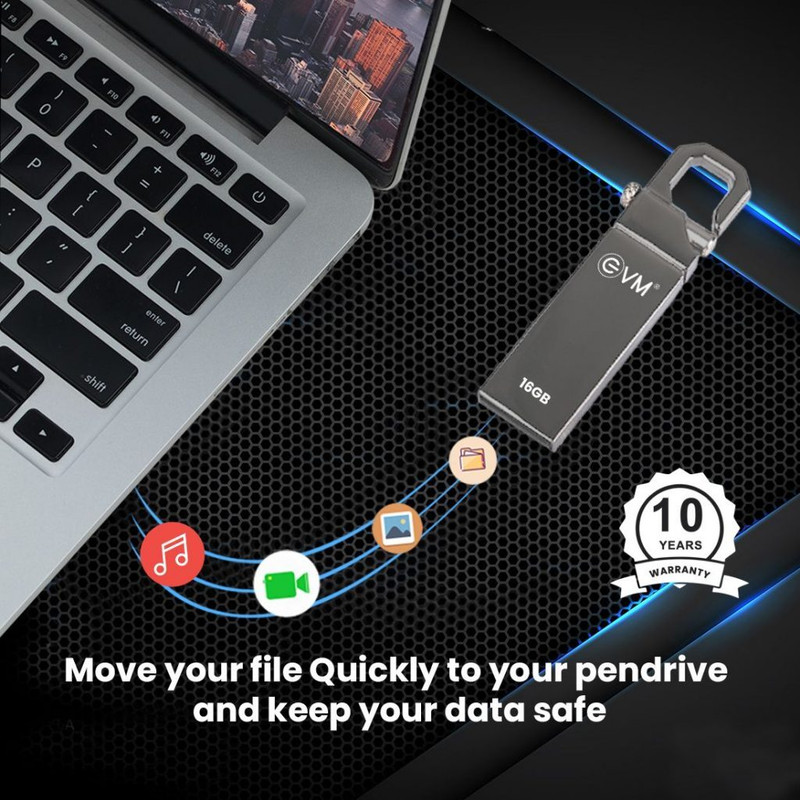 AAE COM EVM 16Gb USB2 300 Mbps Data Card ,Calls not Supported(Black)