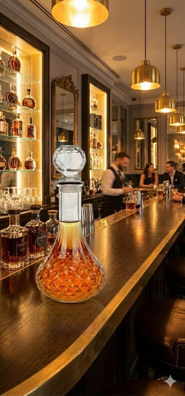 SHIVAL UNIQUE DECAZ WHISKHY Decanter(Glass, 1000 oz)