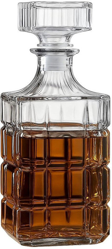 GOLDFINCH Glass Whiskey Decanter with Airtight Stopper Whisky, Wine, Vodka, Liquer, Scotch Decanter(Glass, 33 oz)
