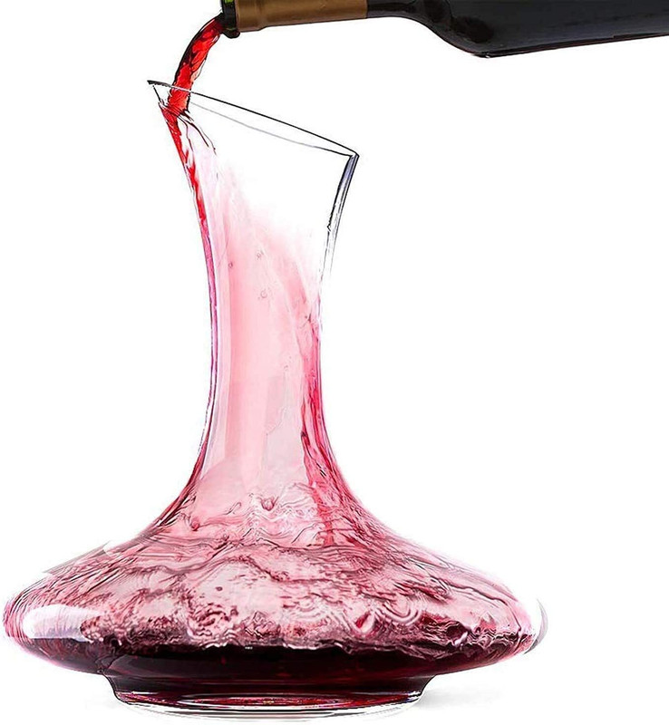 store21 Crystal Wine Decanter | Wine Aerator & Carafe | Ideal Gift | 1500 ML Men & Women Decanter(Glass, 50.721 oz)