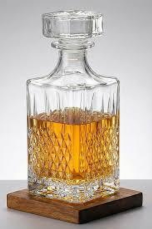 Gopani Glass Decanter 750ml Decanter(Glass, 26 oz)
