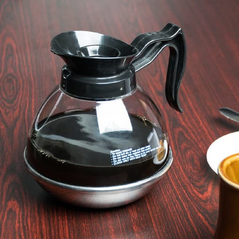 SAYLANI ENTERPRISES 64 oz. Break Resistant Polycarbonate Coffee Decanter(Carbon Steel, Stainless Steel, 64 oz)