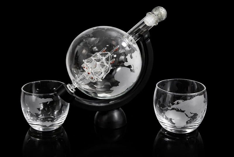 SCGLASSEMPORIUM Decanter(Glass, 25.36 oz)