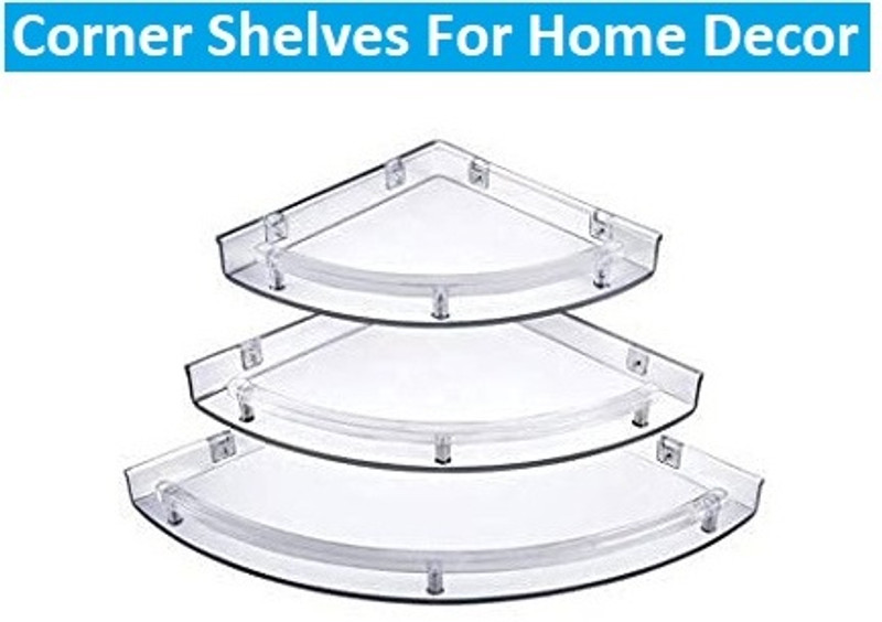 SINAL Set of 3 Corner of Moldable Flexible Unbreakable Material (CS10) Decanter(Plastic, 1 oz)