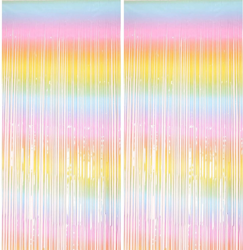 specialyou.in Multicolor Curtains for Decoration,Curtains for Photography, foil Curtain Backdrop-2