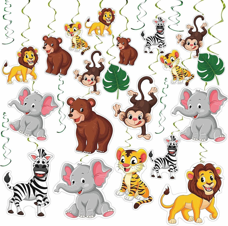 Festiko Multicolor Jungle Theme