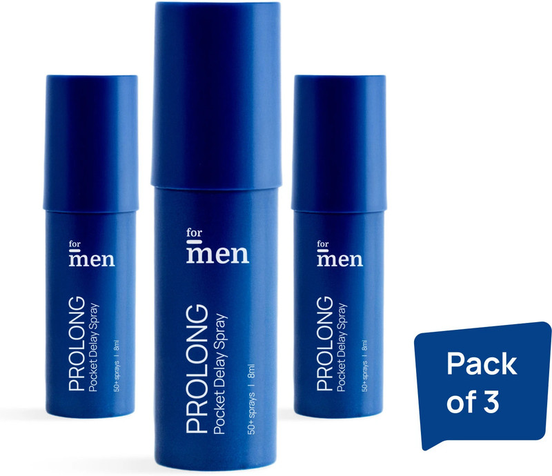 Formen Prolong Pocket Delay Spray For Men (Pack of 3)(24 ml)